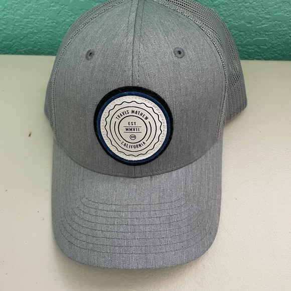 Other - Travis Mathew patch Hat Gray Golf Mesh SnapBack Trucker Hat Never Worn